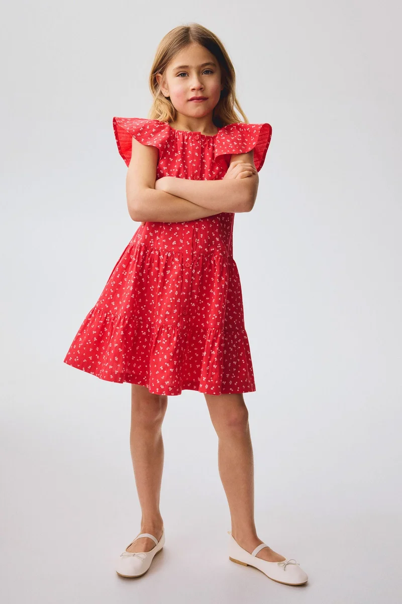 اتش اند ام فستان سيرساكر بطبقات