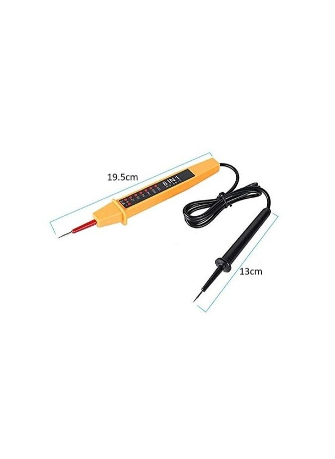 Generic 8-in-1 Voltage Tester Pen for AC/DC 6V–380V Light Indicator Live Wire Detection Continuity & Circuit Test Tool Handheld Detector for Home Industrial & Automotive Use  - Image 2