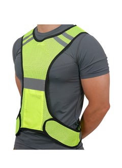 KASTWAVE High Visibility Reflective Safety Vest with Large Pocket for Night Running, Cycling & Walking - Breathable, Lightweight, ANSI Compliant Gear (3 Pcs)  - Image 5