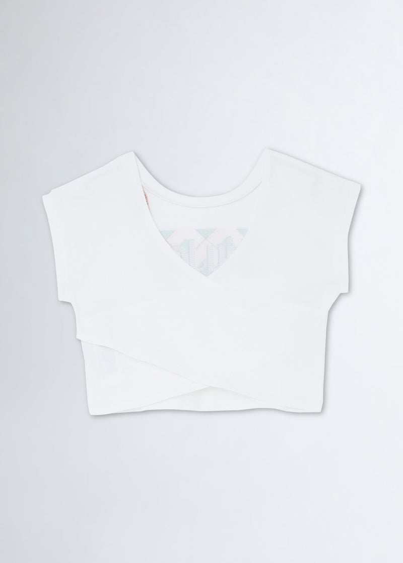 Liu Jo T-shirt with logo and gemstones - Image 5
