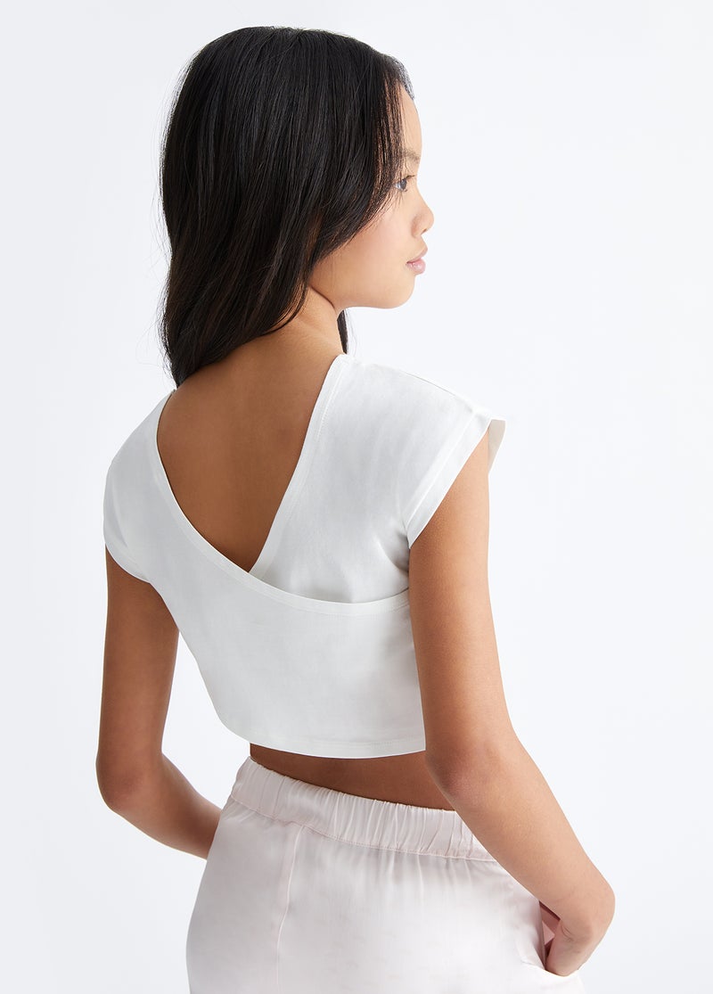 Liu Jo T-shirt with logo and gemstones - Image 2