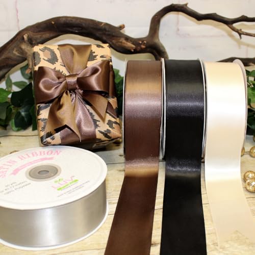 LUV RIBBONS Creative Ideas Satin Single Face 1.5" Inch Ribbon x 50 Yards,for Gift Wrapping Crafts Wedding Decoration Bows Bouquet Floral Arrangement - Image 5