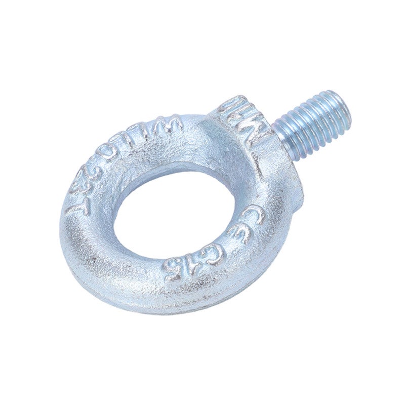 5PCS Lifting Shoulder Eye Bolt Electroplating White Zinc Q235 Steel Lifting Ring Threaded Eyebolt for Industrial M10 - Image 5
