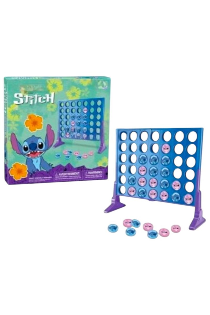 ستيتش لعبة كلاسيكية من Connect 4، احصل على 4 في صف واحد، لعبة لوحية استراتيجية للاعبين، ألعاب لوحية وألغاز، ألعاب للأطفال - Stitch - Image 1