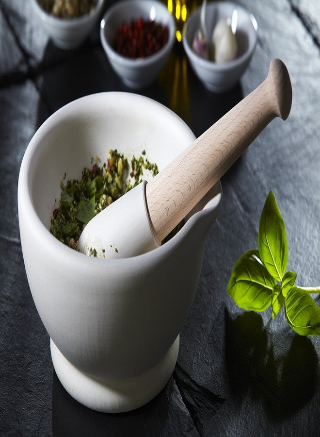 Wade Ceramics Milton Brook Unglazed Mortar and Pestle, 4-Inch Diameter - Image 4