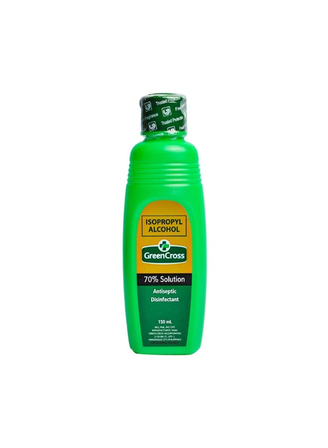 Green Cross Isopropyl Alcohol 70% Solution, 150ml