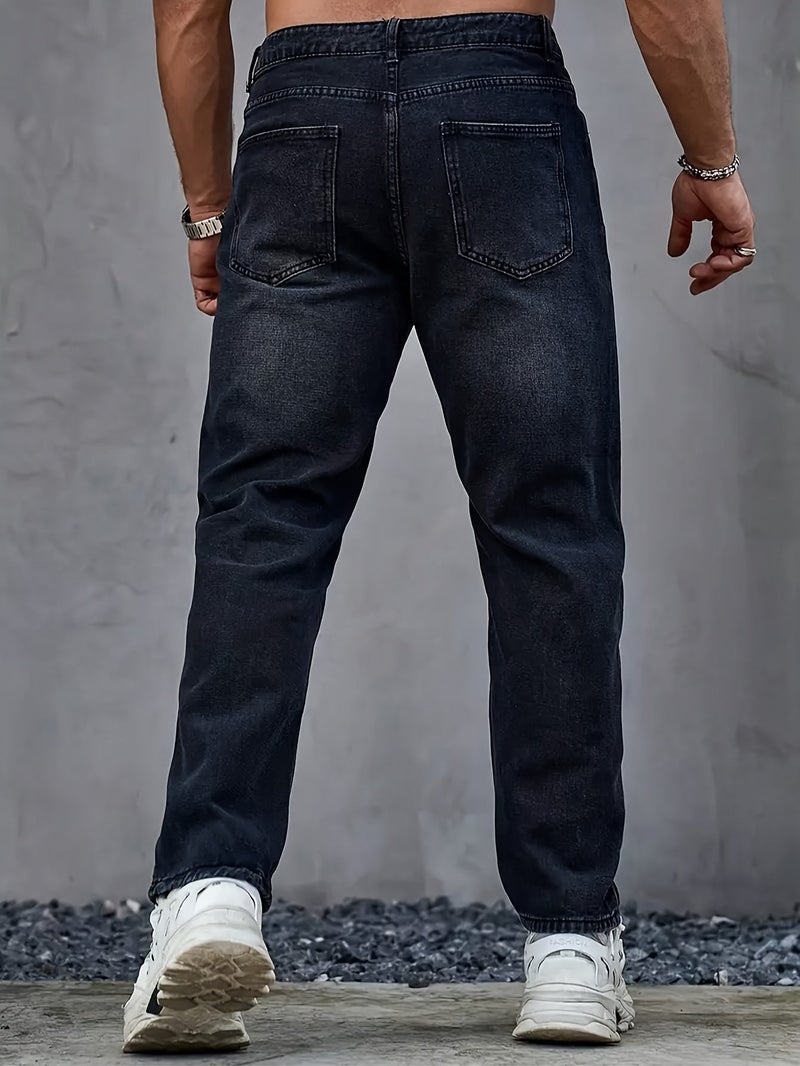 Men's Fashion Casual Jeans - Image 2