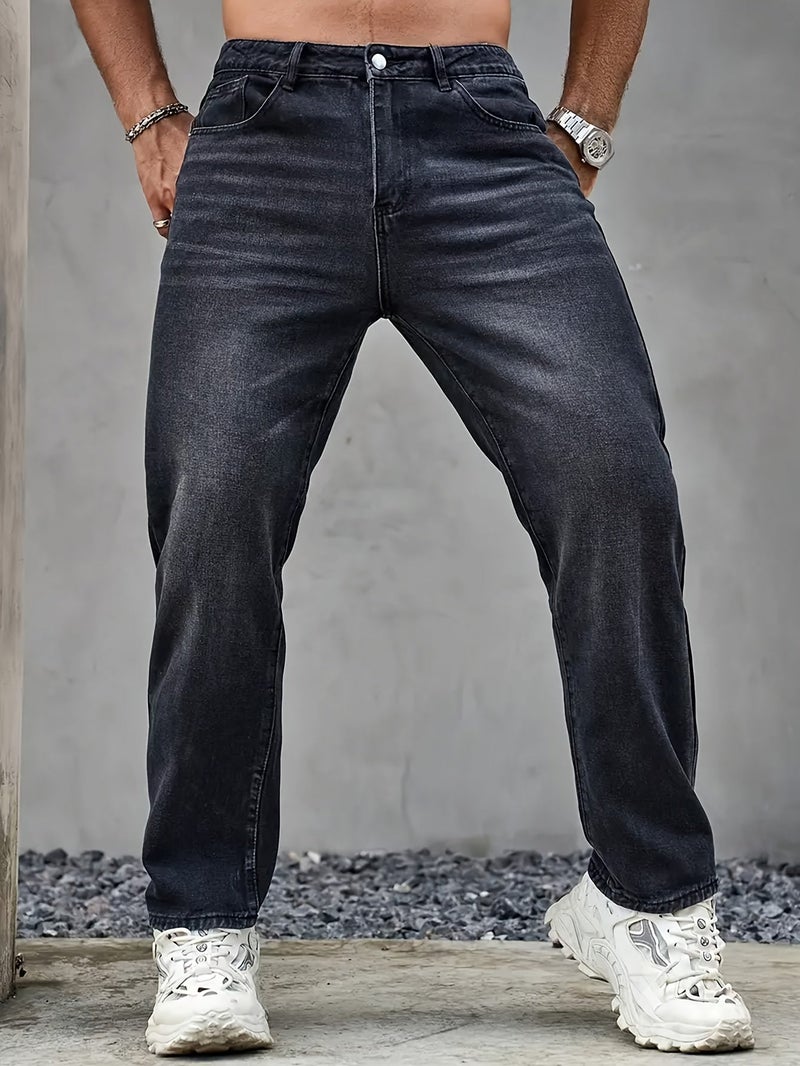 Men's Fashion Casual Jeans - Image 3