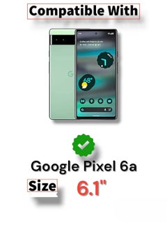 Generic For Google Pixel 6a HD Silicone Back Color Cover,Camera Protection From Shocks From TPU Compatible For Google Pixel 6a (6.1'') (Purple)  - Image 4