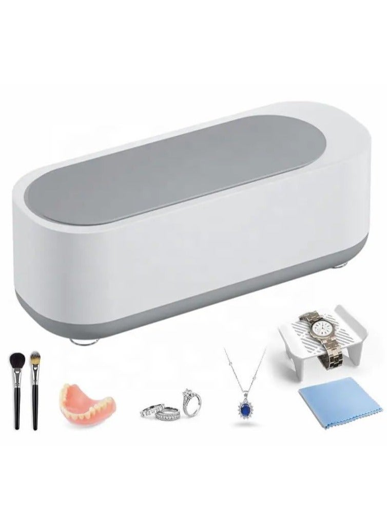 Kimaya Ultrasonic Cleaner Portable Glasses Cleaner Machine Jewellery Cleaning Ultrasonic Cleaner for Glasses, Watches, Earrings, Rings, Necklaces, Coins, Makeup Brush - Image 1