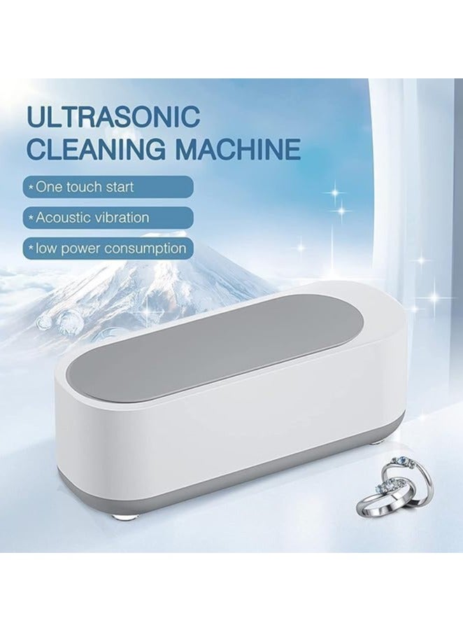 Kimaya Ultrasonic Cleaner Portable Glasses Cleaner Machine Jewellery Cleaning Ultrasonic Cleaner for Glasses, Watches, Earrings, Rings, Necklaces, Coins, Makeup Brush - Image 2