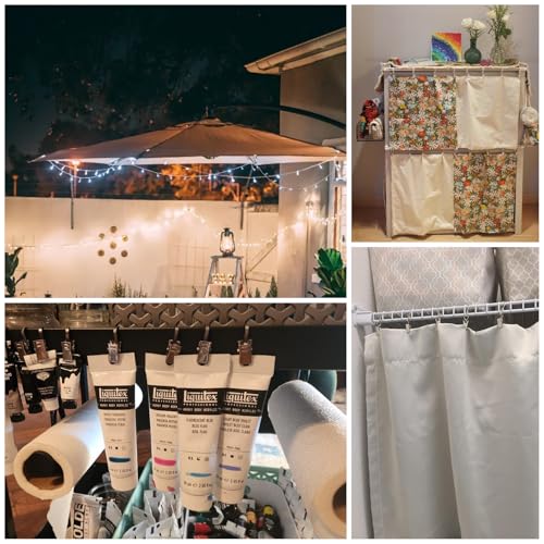 yueton Pack of 30 Stainless Steel Clips w/Hook for Curtain, Photos, Home Decoration - Image 3