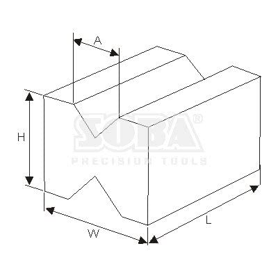 SAMENX Tools Vee Block and Clamp Sets 114 Square by 158 long 32x32x40mm - Image 3
