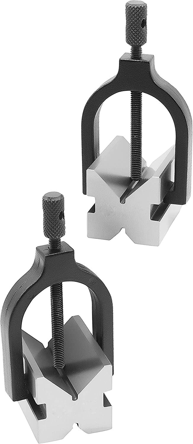 SAMENX Tools Vee Block and Clamp Sets 114 Square by 158 long 32x32x40mm - Image 2