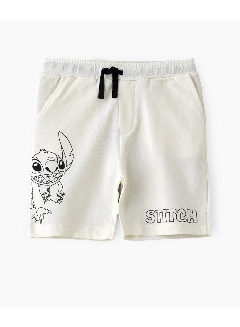 ديزني شورت مطبوع برسومات ليلو وستيتش للأولاد - Image 1