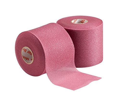 MUELLER Sports Medicine MWrap, Pre Wrap, Athletic Tape Underwrap for Sports, Hair, Ankles, Wrist, Hands and Knees, Water-Resistant, Latex Free, 2.75" x 21.4 Yards Per Roll, 2 Rolls, Maroon - Image 3