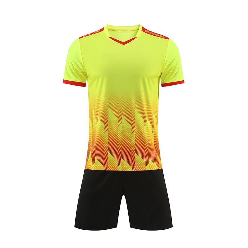 Speed Training Camp Team Uniforms Primary And Secondary School Students' Jerseys Printing New Children'S Clothing Football Uniforms Sports Suit Short Sleeves - Image 1
