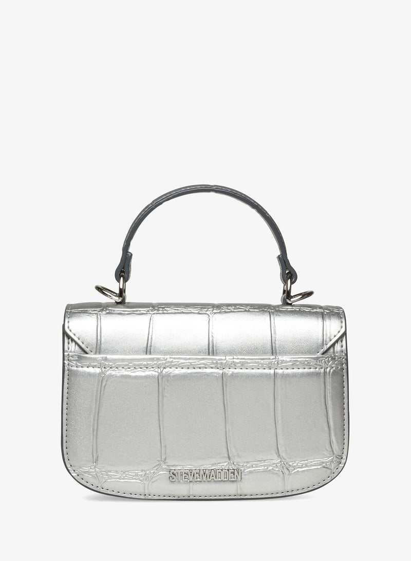STEVE MADDEN BINQUE-C Textured Top Handle Bag - Image 2