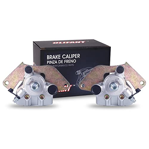 OLIFANT Front Brake Calipers for Honda Rancher 420 07-20 Foreman 500 12-20 Rubicon 500 15-20 Left & Right with Pads 45150-HP5-601 45250-HP5-601 - Image 1