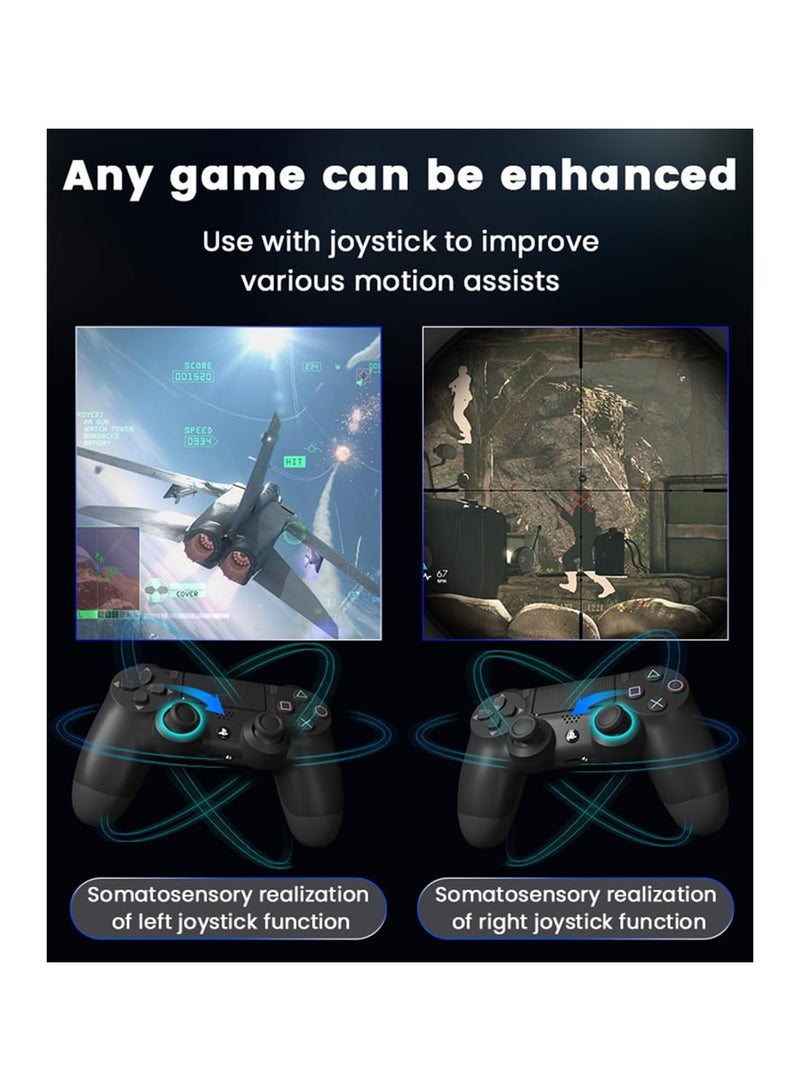 Controller Wireless Adapter for Switch, Windows, PS4, PS5, with Controller Full Functions Support and Gyroscopic, Compatible with Xbox Controller, Switch Pro, PS4/PS5 Controller