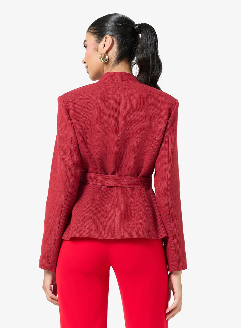 Ella  Tailored Blazer With Belt for Women | Best Price UAE