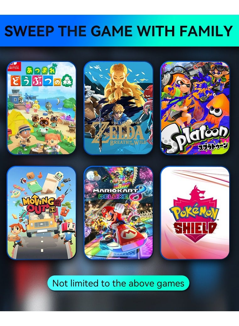 Wireless Controller for Nintendo Switch, L/R Controllers Replacement Compatible with Nintendo Switch/Lite/OLED, Joystick with Wake-up/Screenshot/Dual Vibration/Motion Control Function With RGB light - Image 4