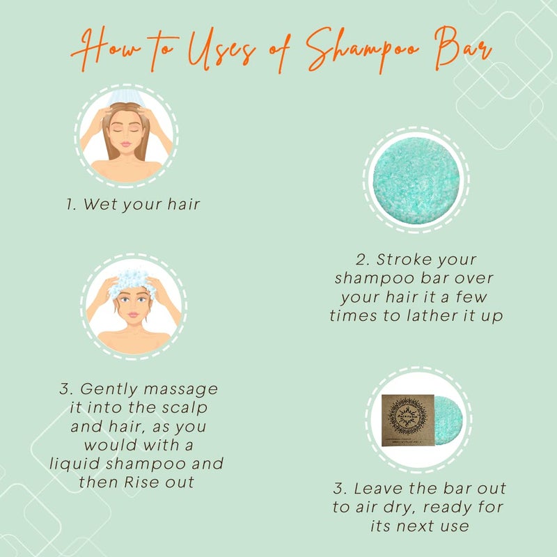 Aaranyam Anti Dandruff Shampoo bar for MenWomen with goodness of Rosemarry  Tea tree essential oils Plastic bottle free packing  100g each Value pack  pack of 3 - Image 2