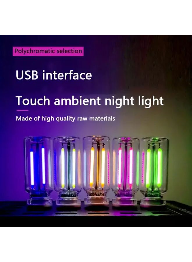 Purple USB Ambient Lights 2 Pieces Multi Color LED Lighting For Bedroom Party - Image 1