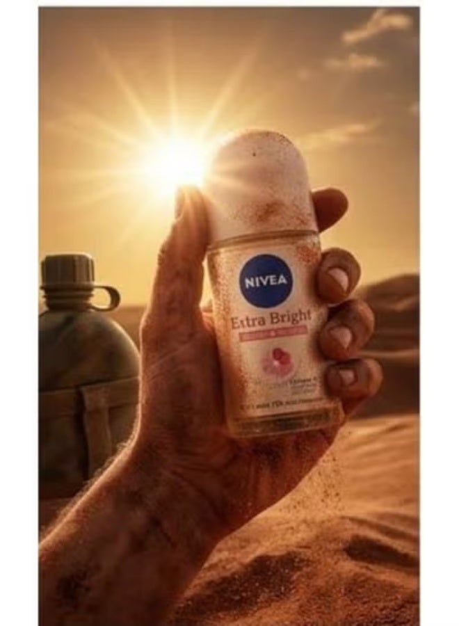 Nivea Deodorant Roll-on Extra Bright 50 ml (Packaging may vary) - Image 5