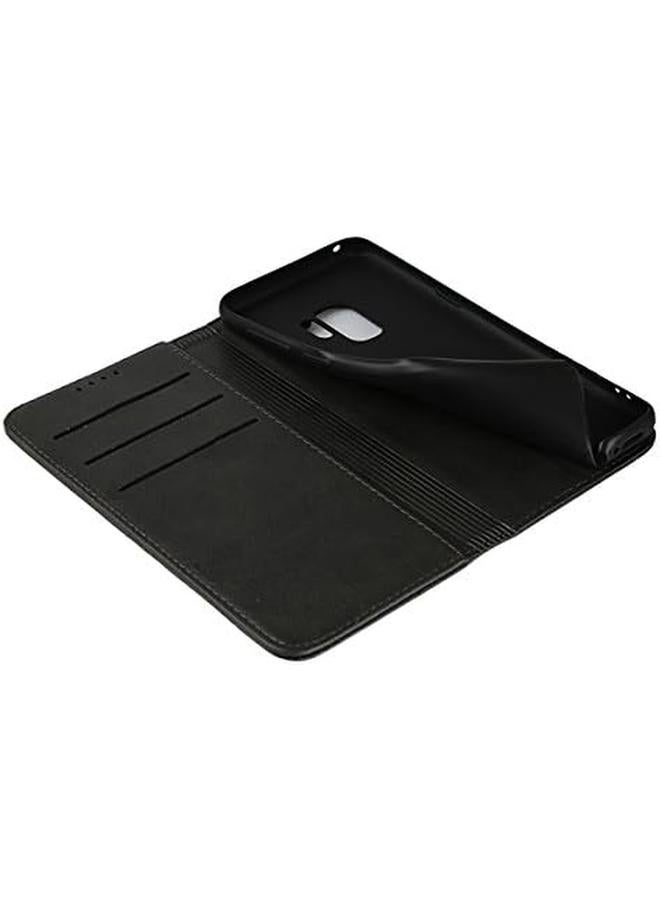 erorex Samsung S9 Case Wallet Card Holder Case 3 Card Slot Built In Magnet Leather Flip Shockproof Cover For Samsung Galaxy S9 Gray  - Image 3
