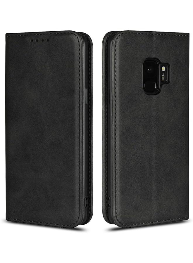 erorex Samsung S9 Case Wallet Card Holder Case 3 Card Slot Built In Magnet Leather Flip Shockproof Cover For Samsung Galaxy S9 Gray  - Image 1