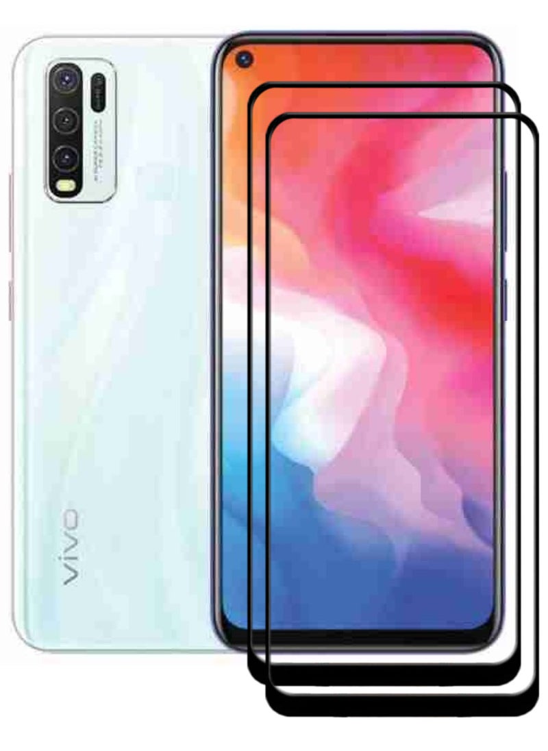 ACLIX 2 Pieces Antistatic ESD Dustproof Premium Quality High Definition Tempered Glass Screen Protector Designed For vivo Y30 - Image 1
