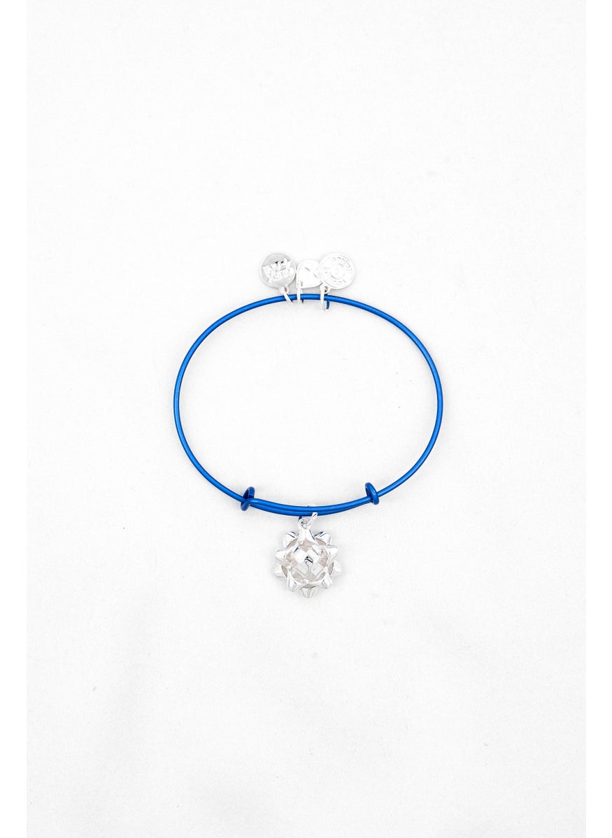 ALEX AND ANI Women Mini Brights Bow Bracelet, Blue  - Image 2