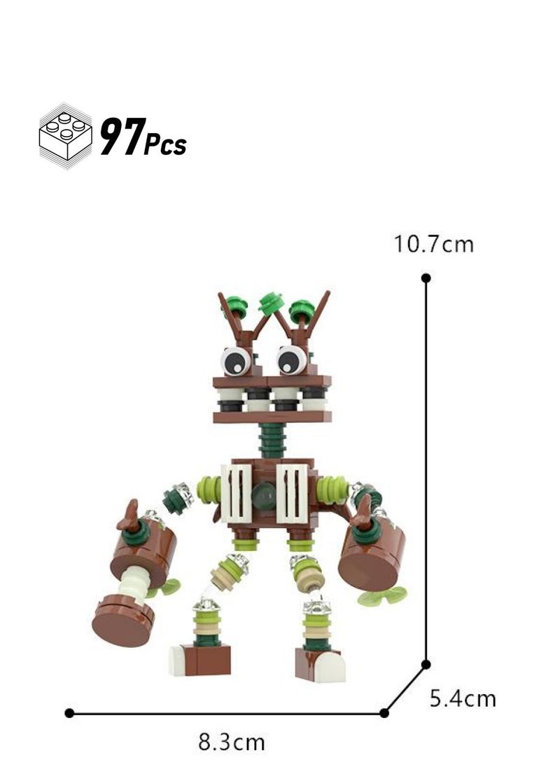 97 Pcs My Singing Monster Game Toys Building Block Gift For My Singing Monster Game Fans Girls And Boys