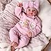 BABESIDE Realistic Reborn Baby Dolls 17 Inch Adorable Handmade Real Life Baby Doll Girl Weighted Newborn with Gift Accessories for Kids Age 3 - Image 2