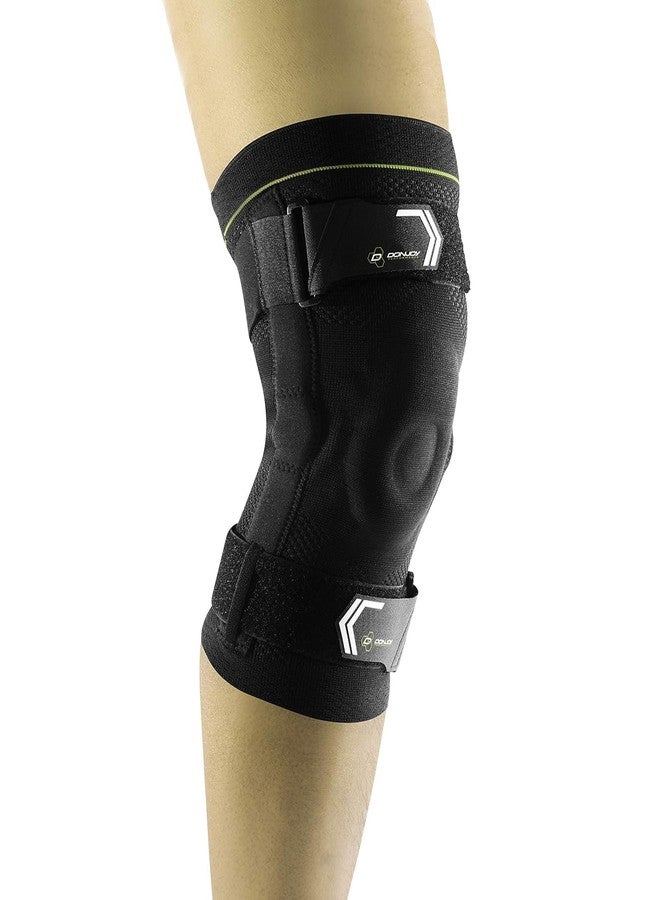 DonJoy Performance Hinged Knit Knee Compression Sleeve for Knee Protection - Patellofemoral Syndrome - Knee Swelling/Inflammation - Knee Sprains and Strains - Sports Knee Injury (Medium) - Image 1