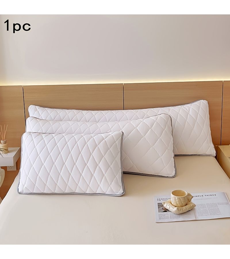 Queen Size Black Body Pillowcase Ultra Soft Luxurious Long Pillowcase Breathable Envelope Closure - Image 2