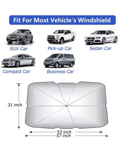 Automobile Windshield Sunshade foldable Automobile Umbrella - Temu