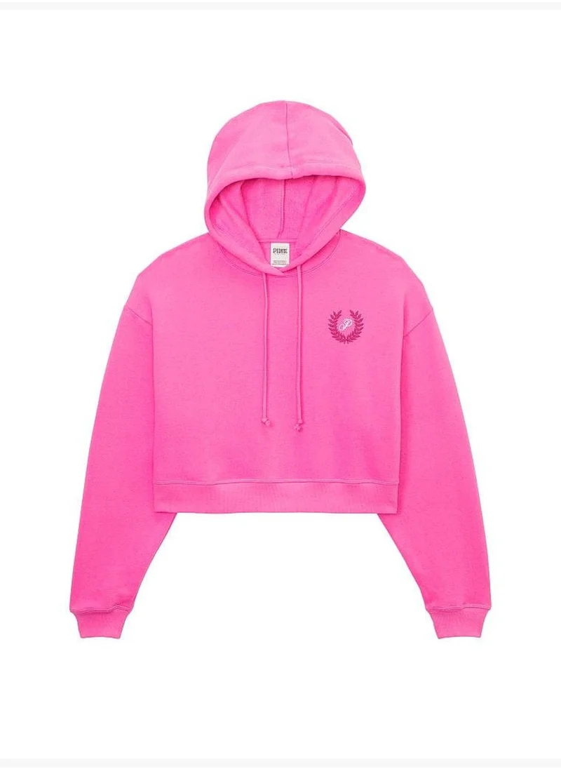PINK Everyday Fleece Cropped Hoodie