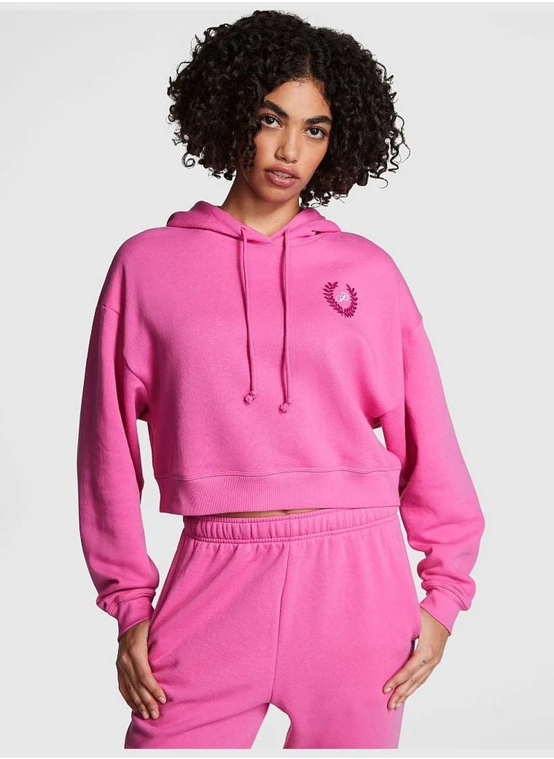 PINK Everyday Fleece Cropped Hoodie