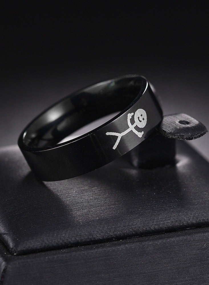 Fashion Titanium steel Couple Ring - Image 2