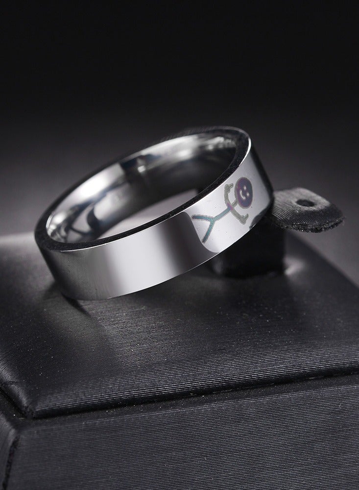 Fashion Titanium steel Couple Ring - Image 3