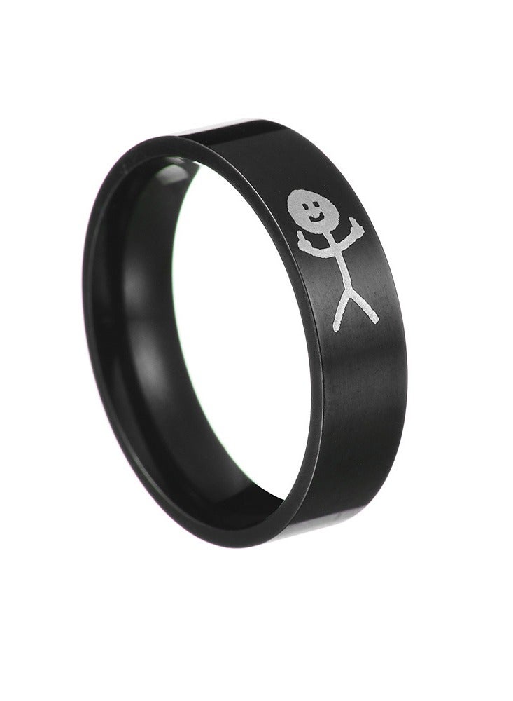 Fashion Titanium steel Couple Ring - Image 4