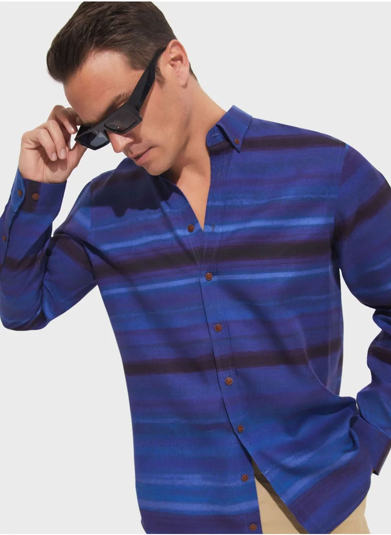 جون Essential Button Down Regular Fit Shirt