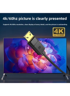 Generic Jinghua Minidp To Dp Cable 4K HD Desktop Computer Monitor 240Hz Laptop Dp HD Cable-Color:DP To DP HD Line-4K-Length:5 M  - Image 3