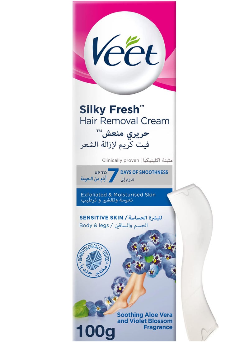 Veet Veet Hair Removal Cream Sensitive Skin 100g  - Image 2