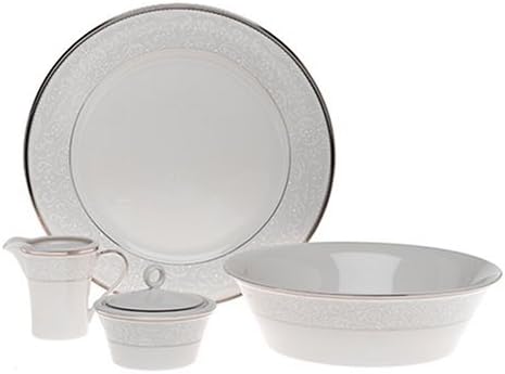 Mikasa Dynasty Platinum 5Piece Dinnerware Serving Set - Image 1