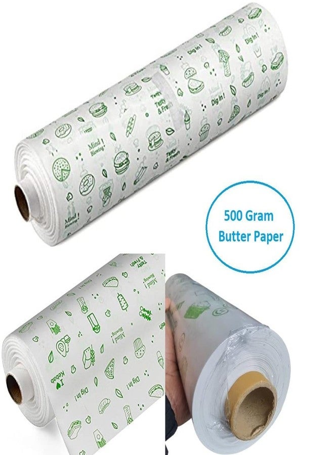 DKD Best Food Wrapping Paper/ROTI WRAP/Butter Paper/Parchment Paper/Kitchen Paper ROLL (72 Meters) - Image 3