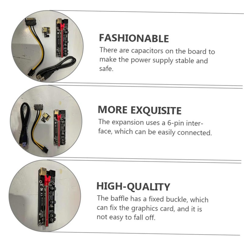 Pcie 1x To 16x Extender Riser Card 6 Sets With Simple Installation - Image 5