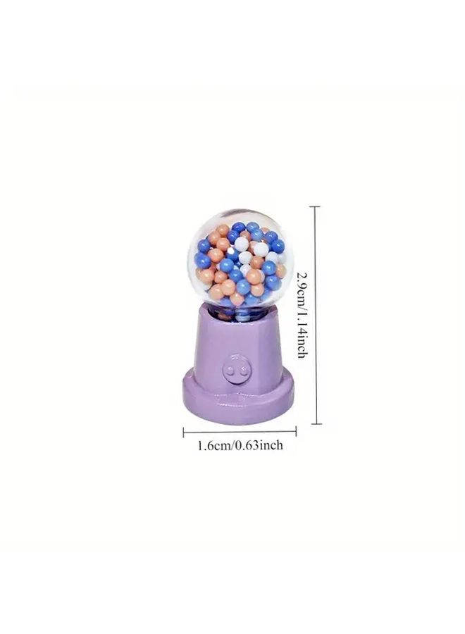 Fruit Green Miniature Candy Dispenser Machine Dollhouse Kitchen Decor Mixed Color Candy Storage Detailed Craftsmanship - Image 3